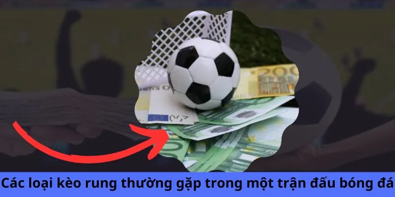 Các loại kèo rung thường gặp trong một trận bóng đá